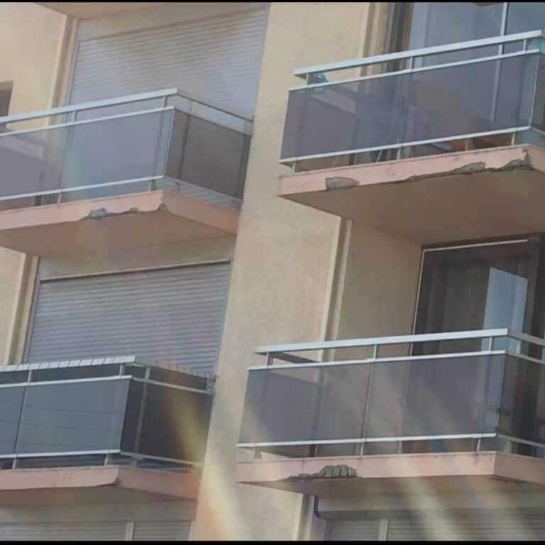 Diagnostic de balcon bâtiment