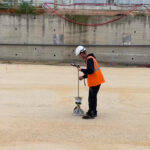 Essai à la plaque sur chantier